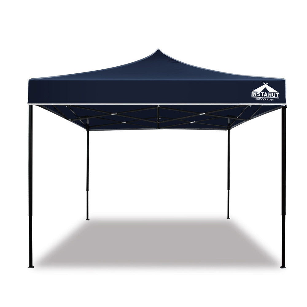 3x3 Pop Up Gazebo Hut with Sandbags Navy