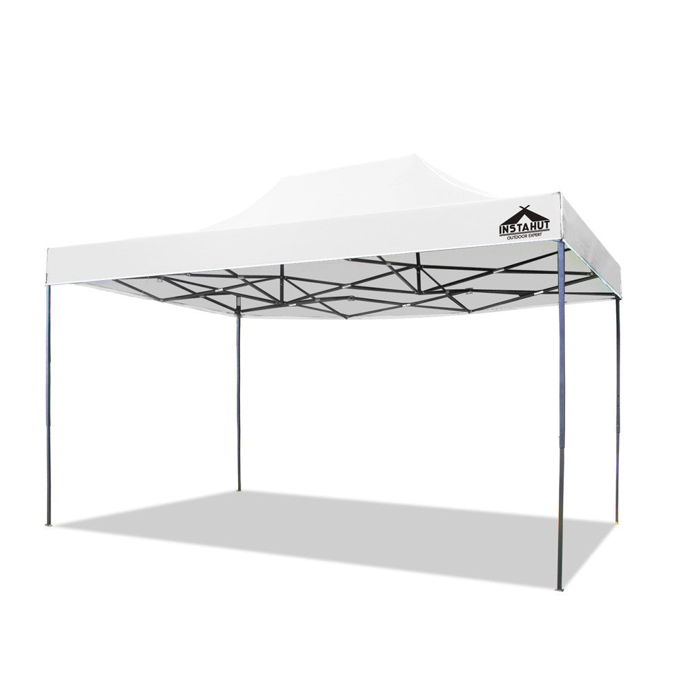 INSTAHUT 4.5X3 Pop Up Gazebo  - White