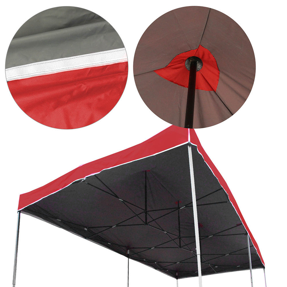 INSTAHUT 3X6M Pop Up Gazebo - Red