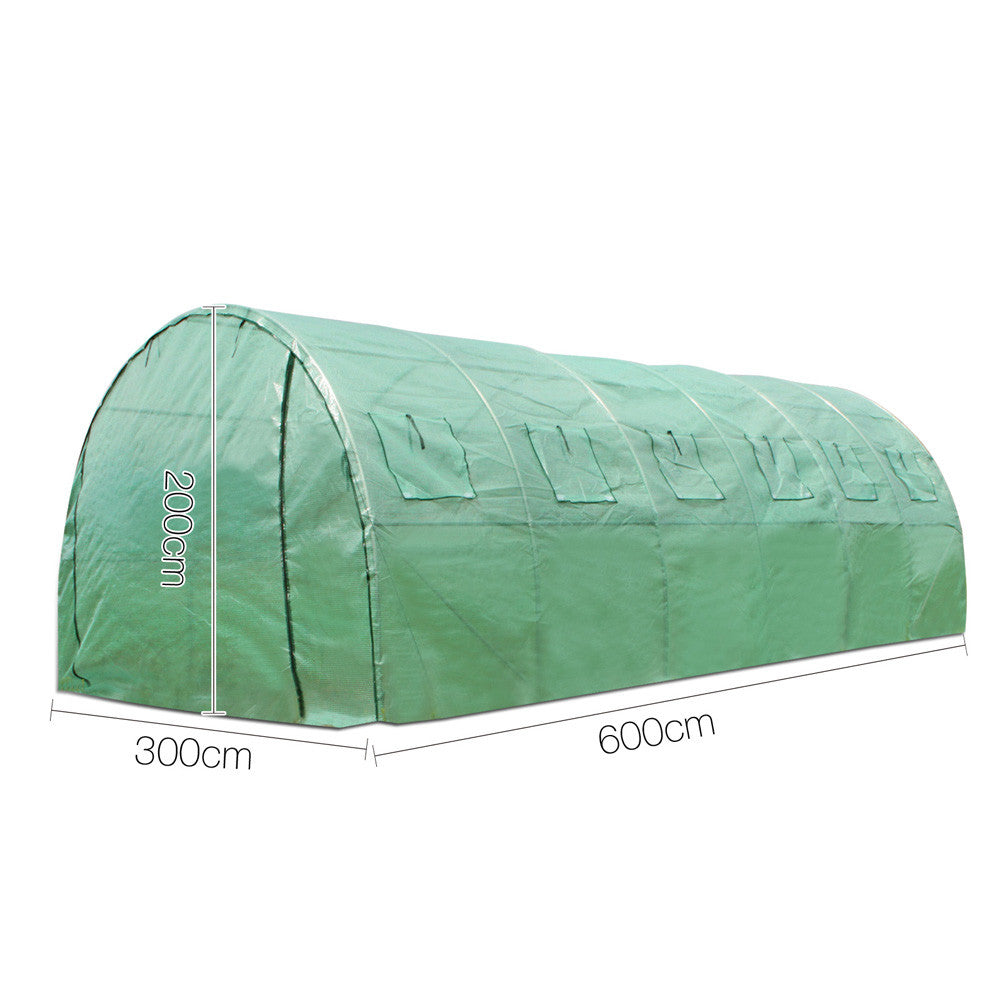 Galvanised Steel Green House 6M x 3M x 2M