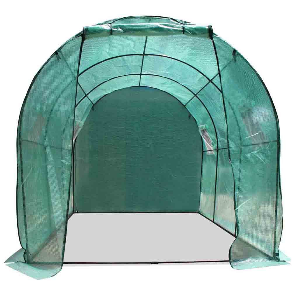 Greenhouse with Green PE Cover - 3M x 2M