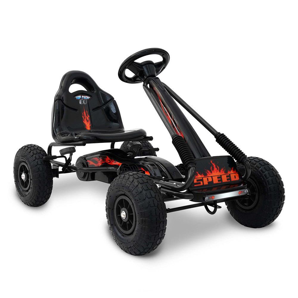 Kids Pedal Go Kart - Black