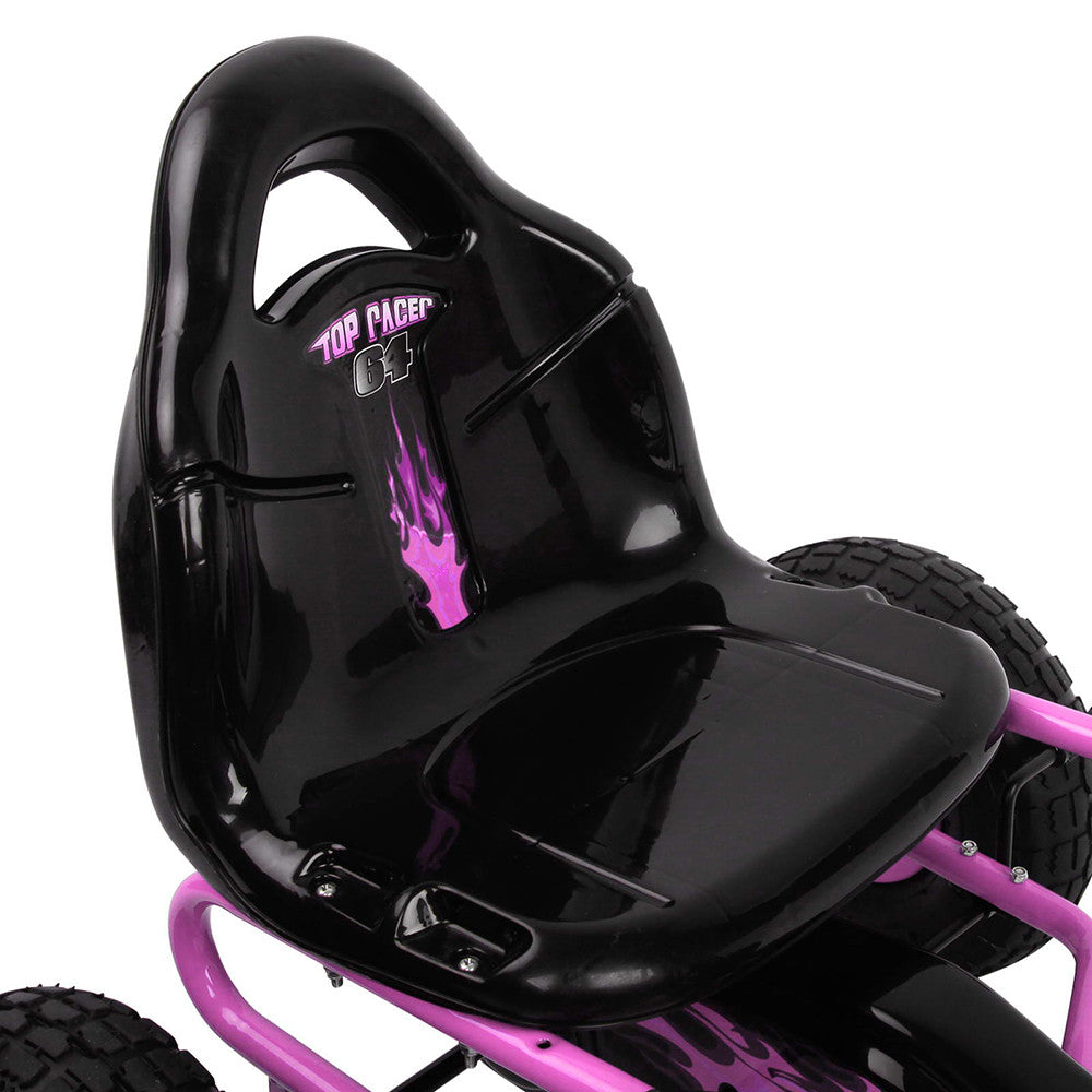 Kids Pedal Go Kart - Pink