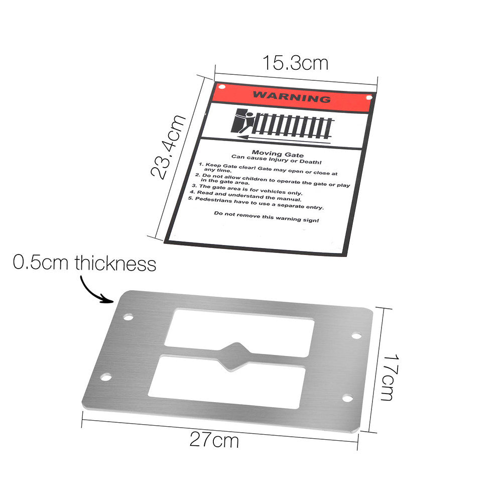 1800kg  LockMaster Automatic Sliding Gate Opener with 2 Remote Controllers