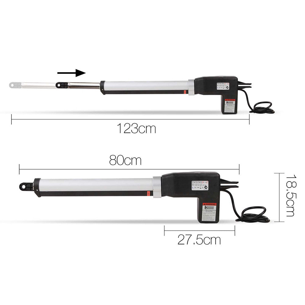 Automatic 2 Arm Swing Gate Opener with 3 Remote Controls