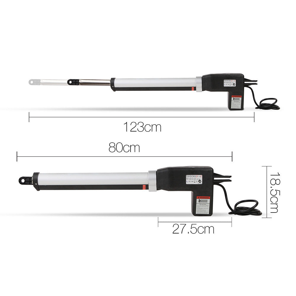 Automatic 2 Arm Swing Gate Opener with 3 Remote Controls