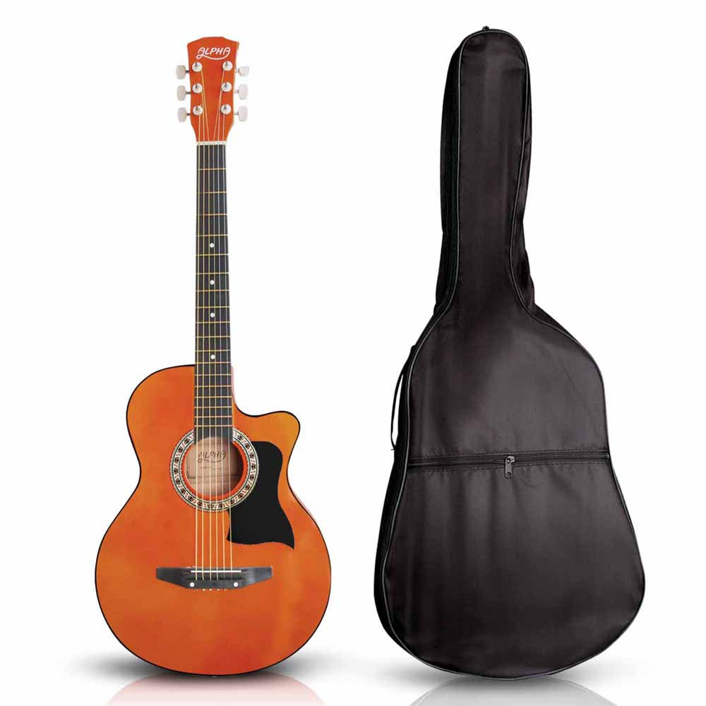 Acoustic Cutaway Steel-Stringed Guitar 38"