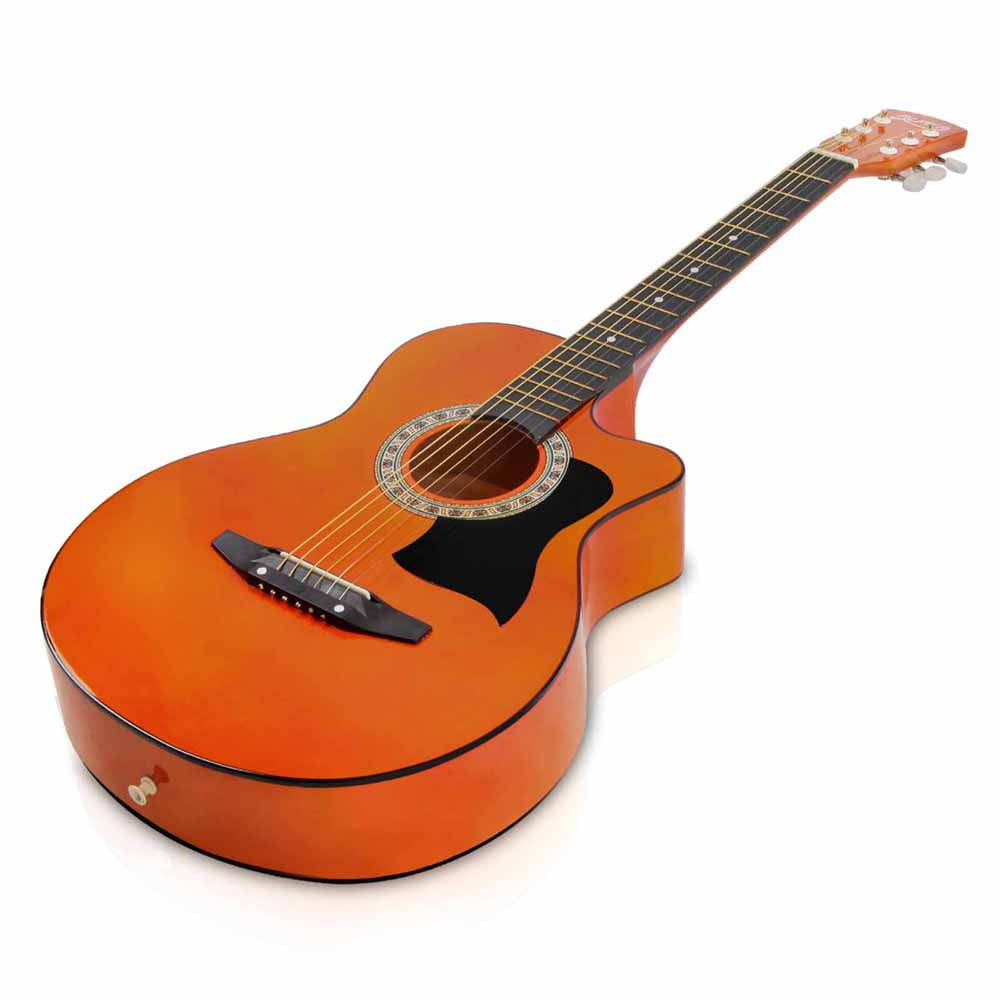 Acoustic Cutaway Steel-Stringed Guitar 38"