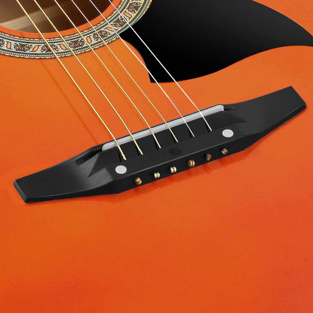 Acoustic Cutaway Steel-Stringed Guitar 38"