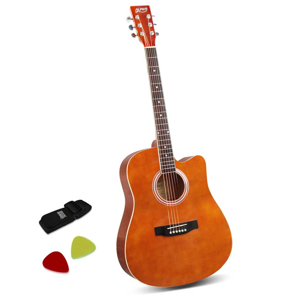 Acoustic Cutaway Steel-Stringed Guitar 41" 