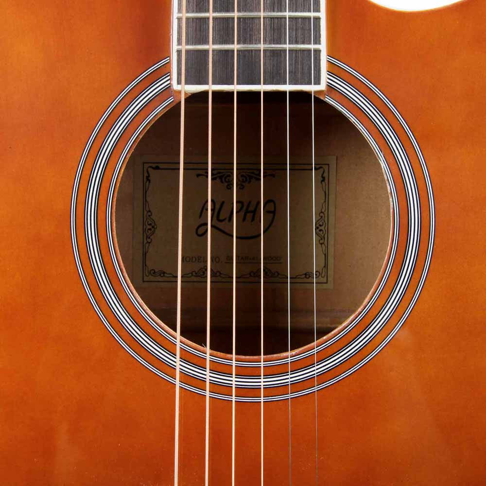 Acoustic Cutaway Steel-Stringed Guitar 41"