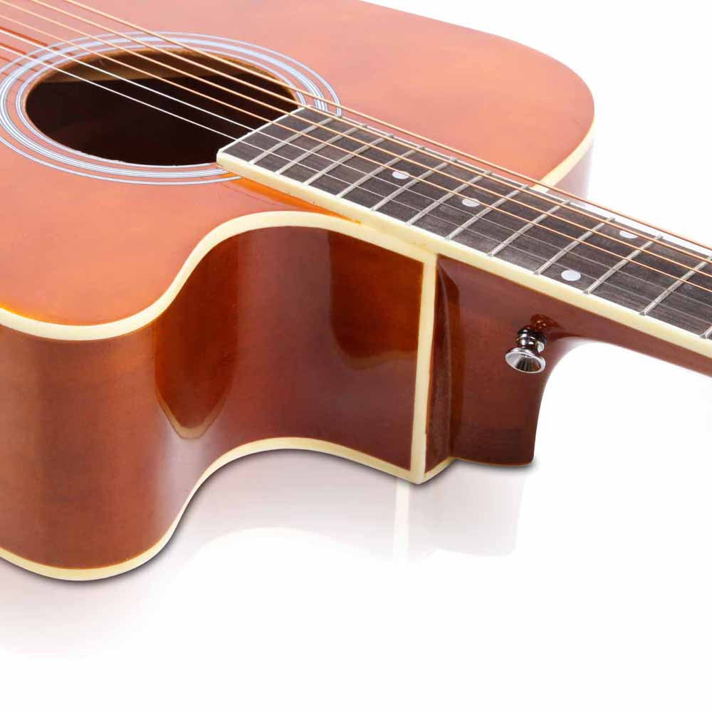 Acoustic Cutaway Steel-Stringed Guitar 41"