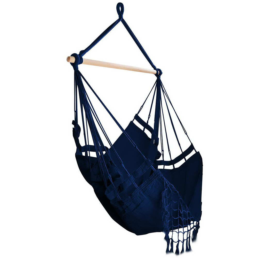 Navy Hanging Hammock Chair