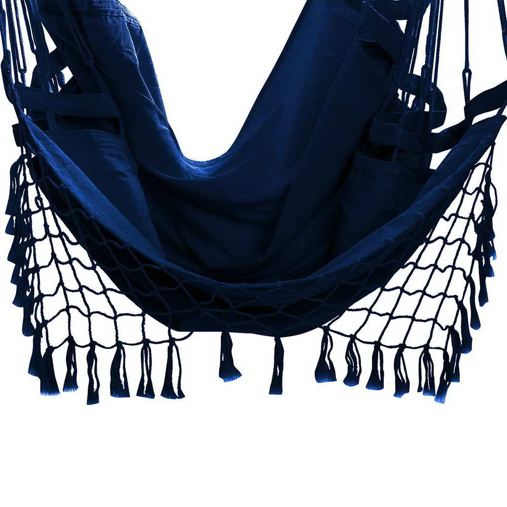 Navy Hanging Hammock Chair