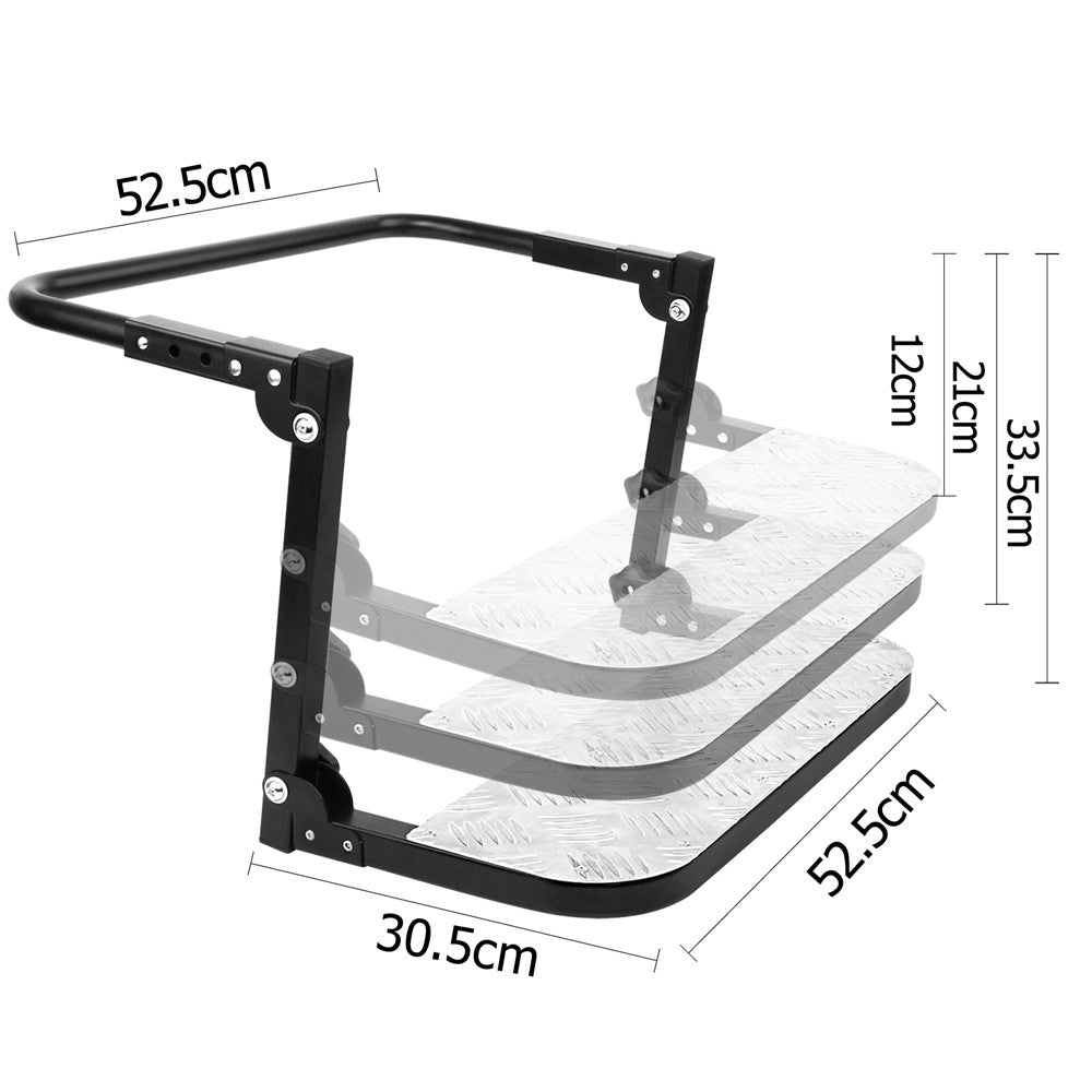 Fully Adjustable Wheel Folding Step Stair