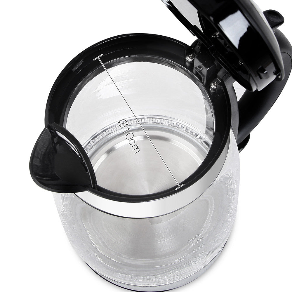 LED Cordless Glass Kettle – 1.7L