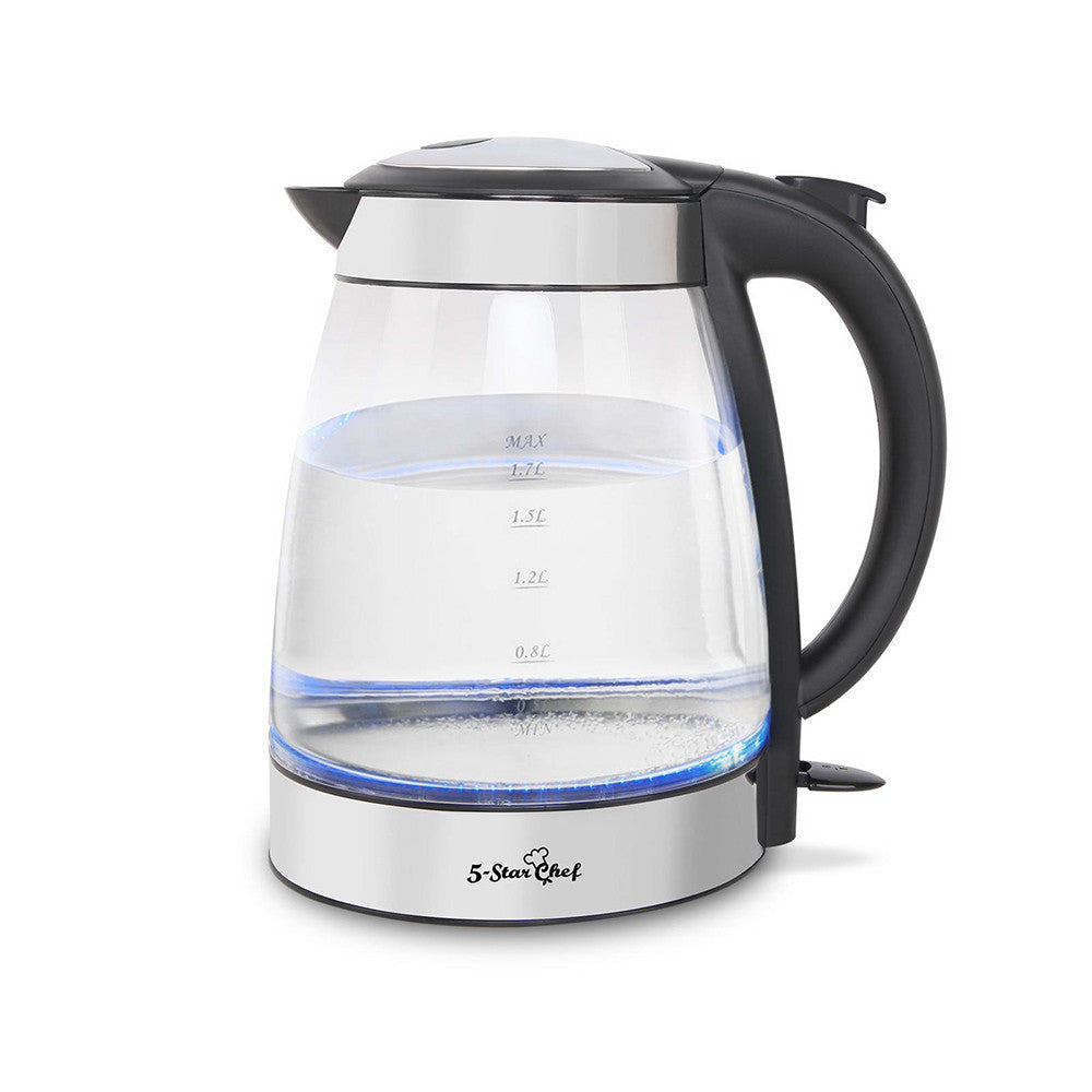 LED Cordless Glass Kettle – 1.7L