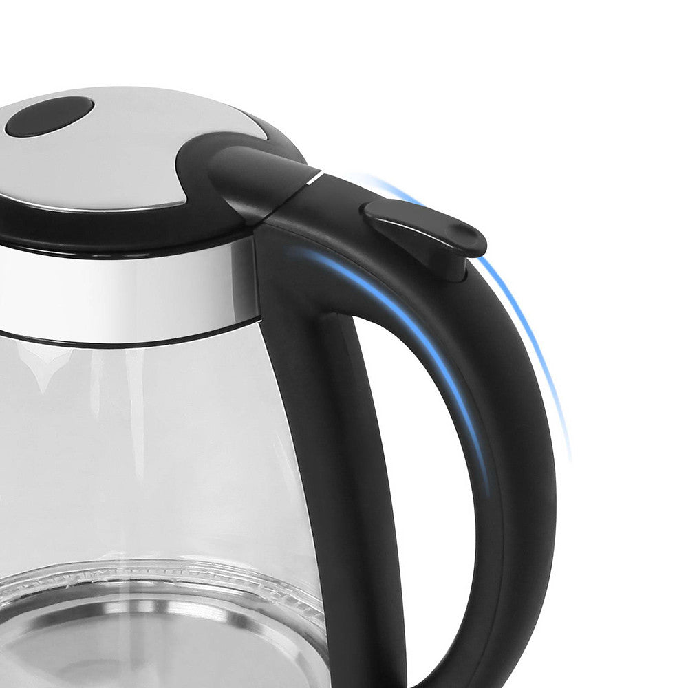 LED Cordless Glass Kettle – 1.7L