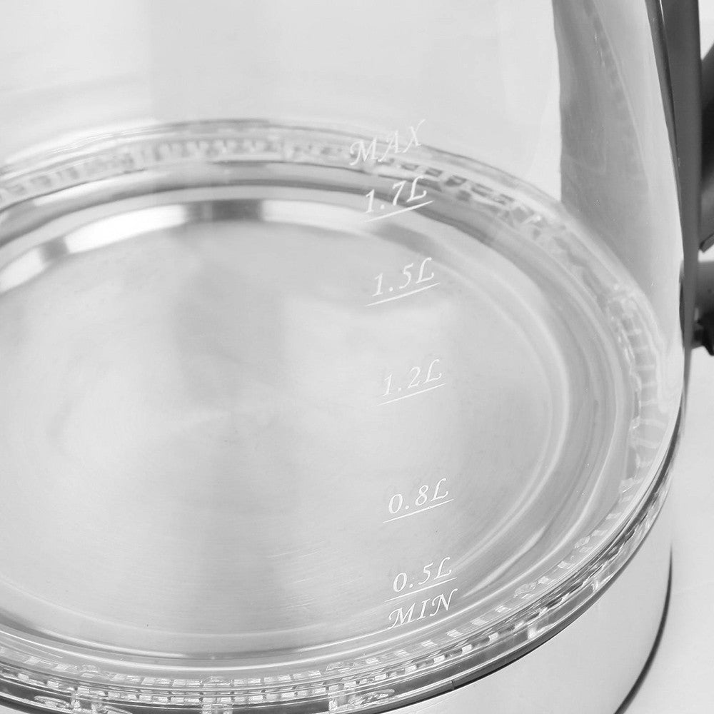 LED Cordless Glass Kettle – 1.7L