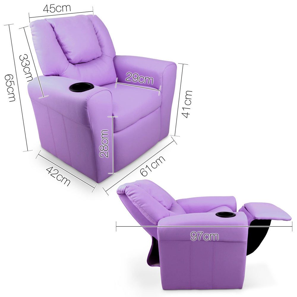 Kids Recliner - Purple