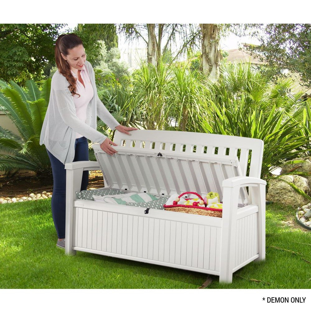 Keter Patio Storage Bench White