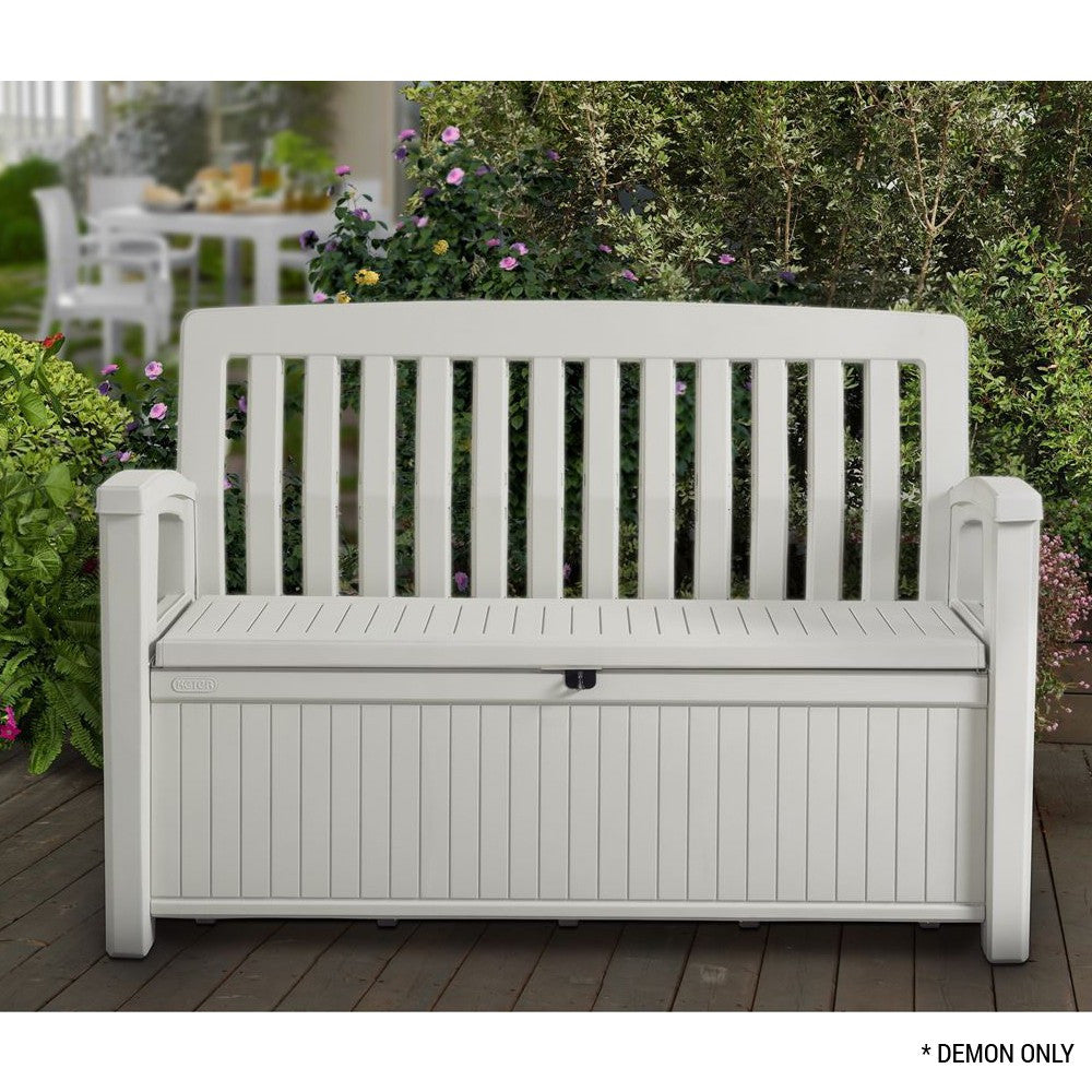 Keter Patio Storage Bench White