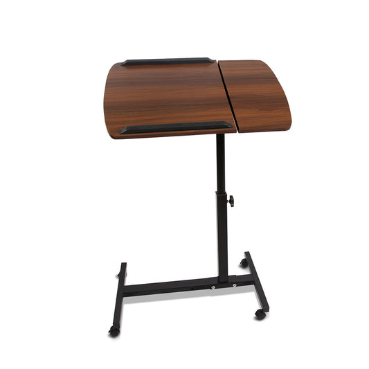 Mobile Adjustable Laptop Desk - Walnut