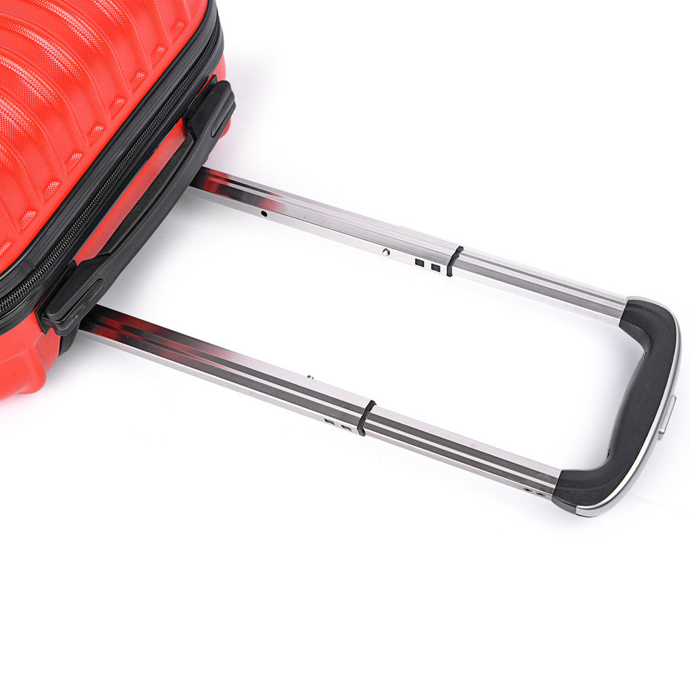 Set of 2 Hard Shell Travel Luggage with TSA Lock - Red