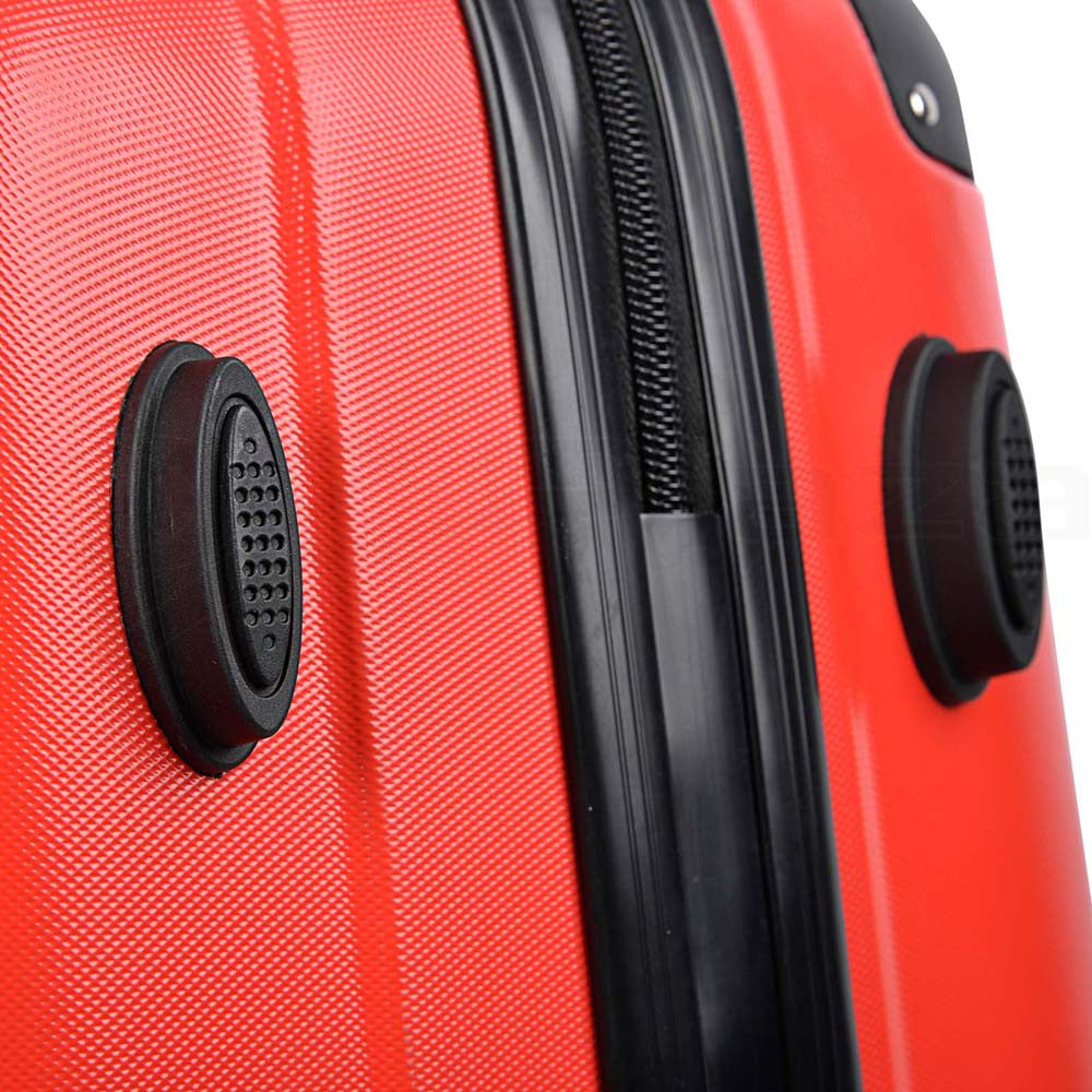 Set of 2 Hard Shell Travel Luggage with TSA Lock - Red