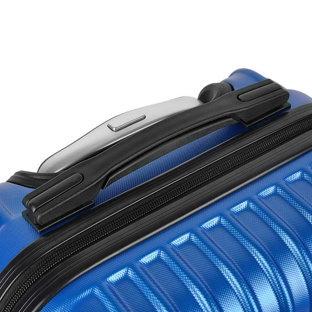 Set of 3 Hard Shell Travel Luggage with TSA Lock - Blue