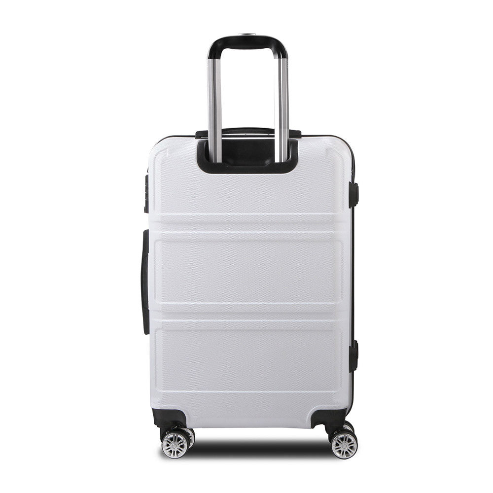 2pc Luggage Set 20" and 28" - White