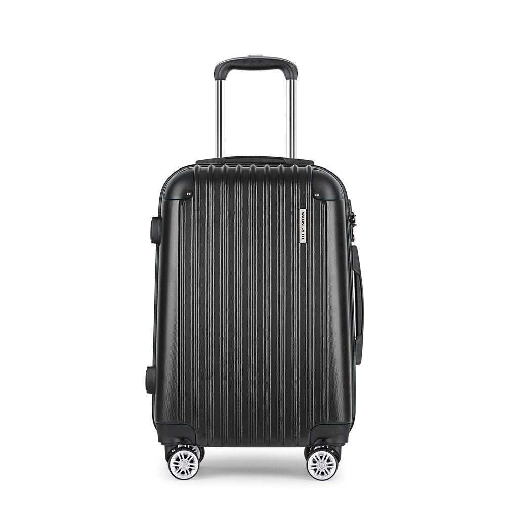 20"  Wanderlite Luggage Case  Black