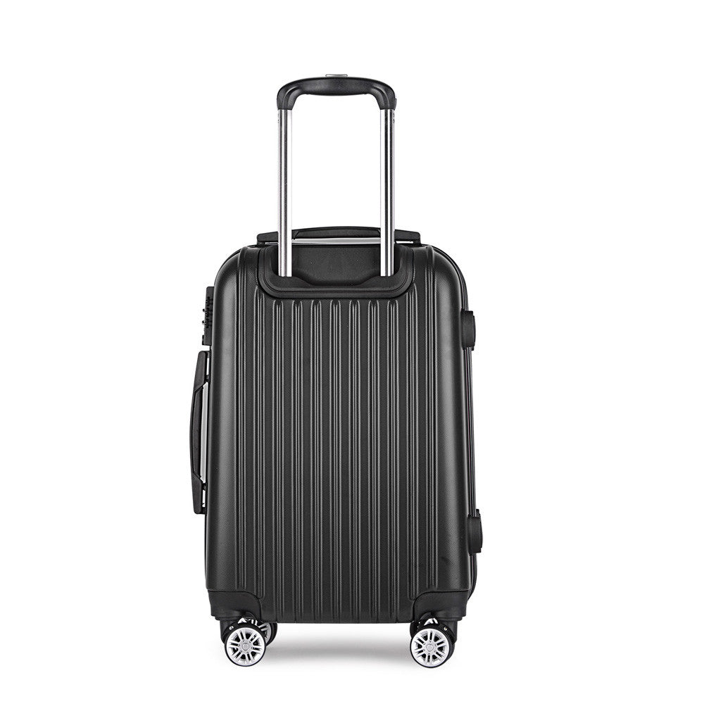 20"  Wanderlite Luggage Case  Black