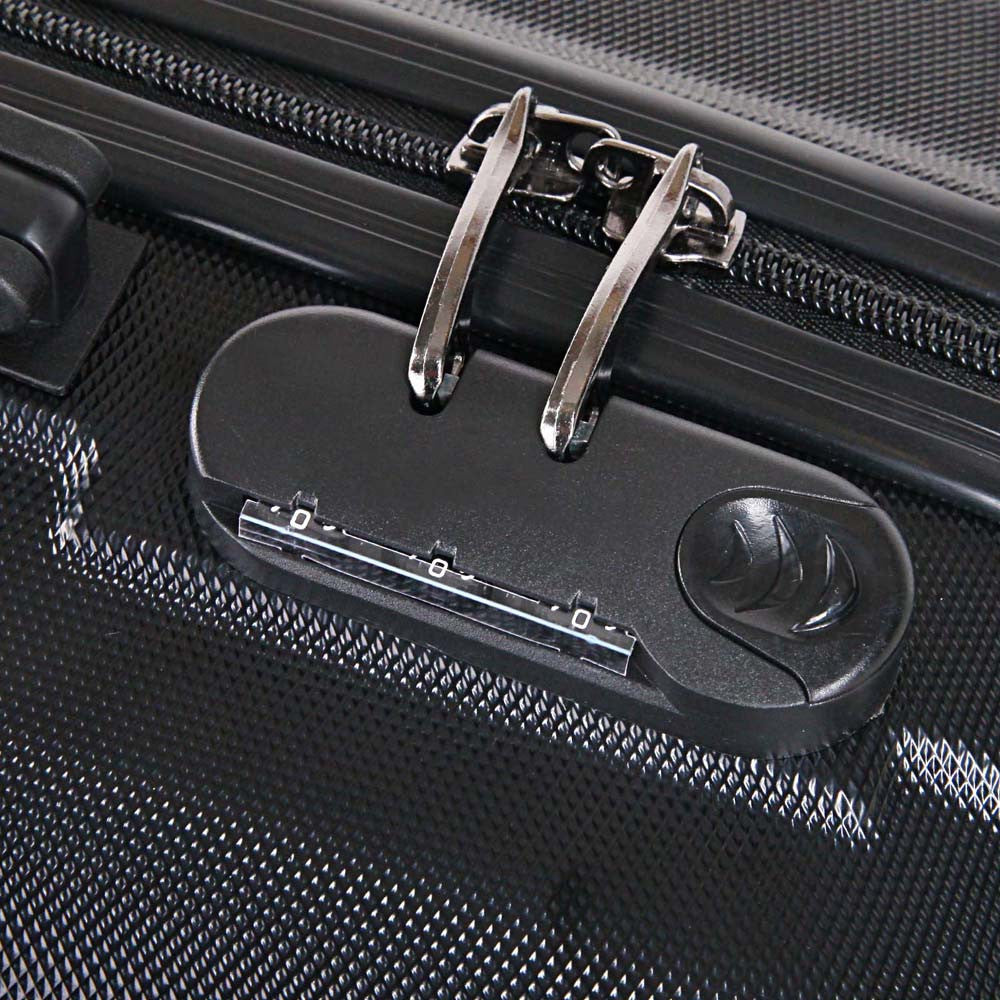 20"  Wanderlite Luggage Case  Black