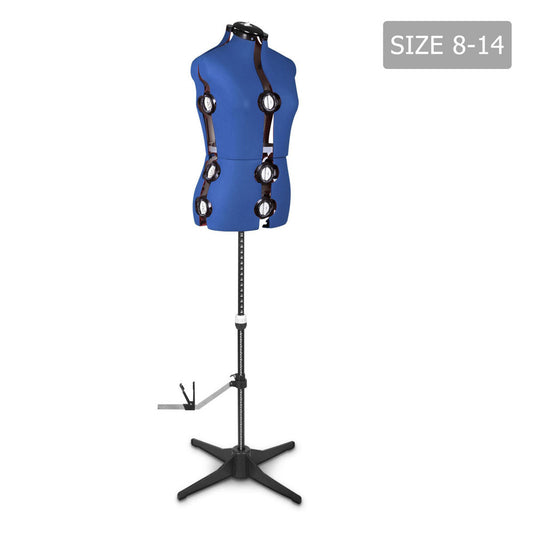 Adjustable Dressmaking Mannequin SZ8-14 - Blue