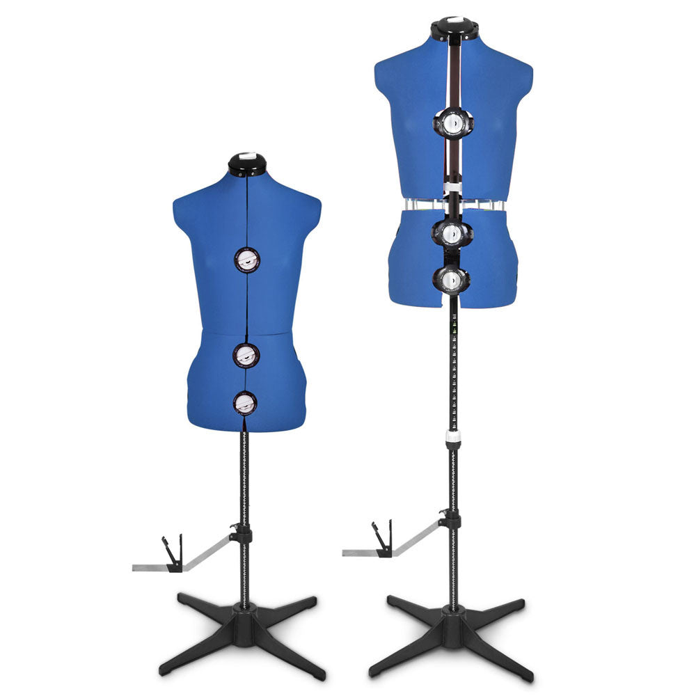 Adjustable Dressmaking Mannequin SZ8-14 - Blue