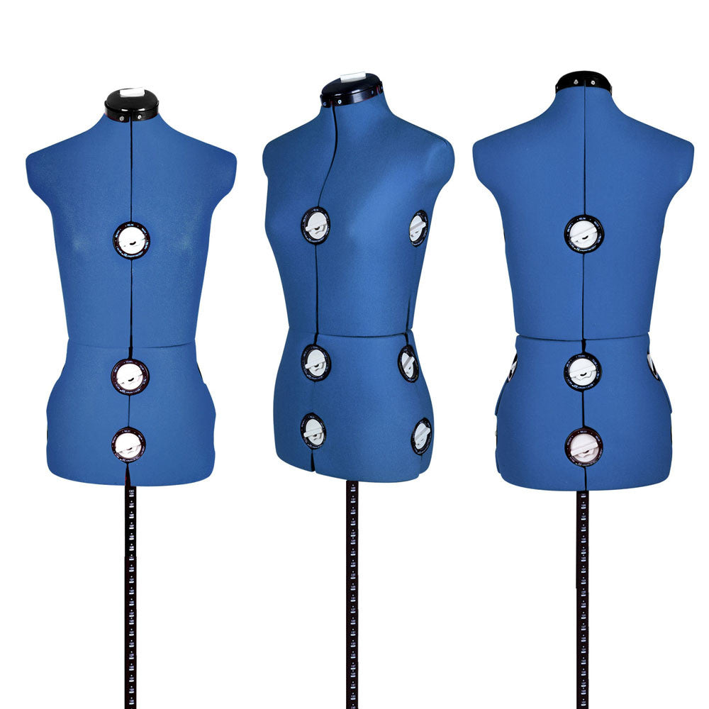 Adjustable Dressmaking Mannequin SZ8-14 - Blue