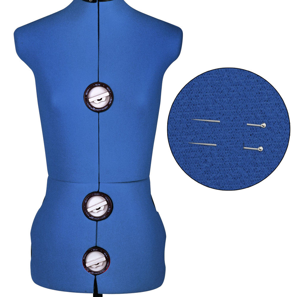 Adjustable Dressmaking Mannequin SZ8-14 - Blue