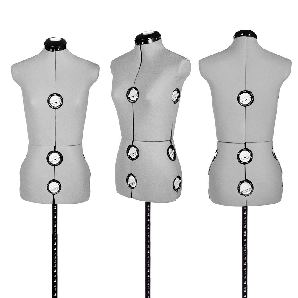 Adjustable Dressmaking Mannequin SZ8-14 - Grey