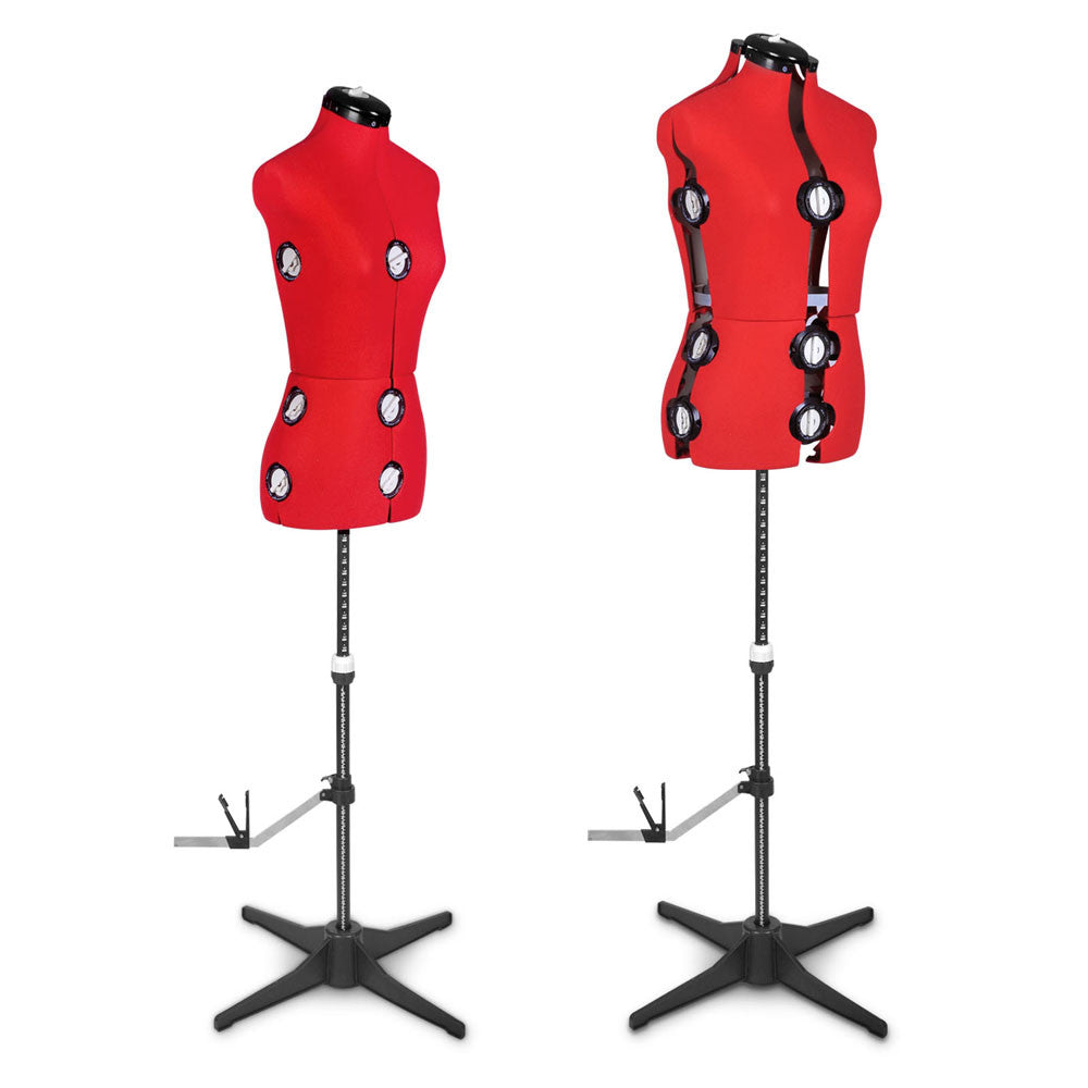 Adjustable Dressmaking Mannequin SZ8-14 - Red