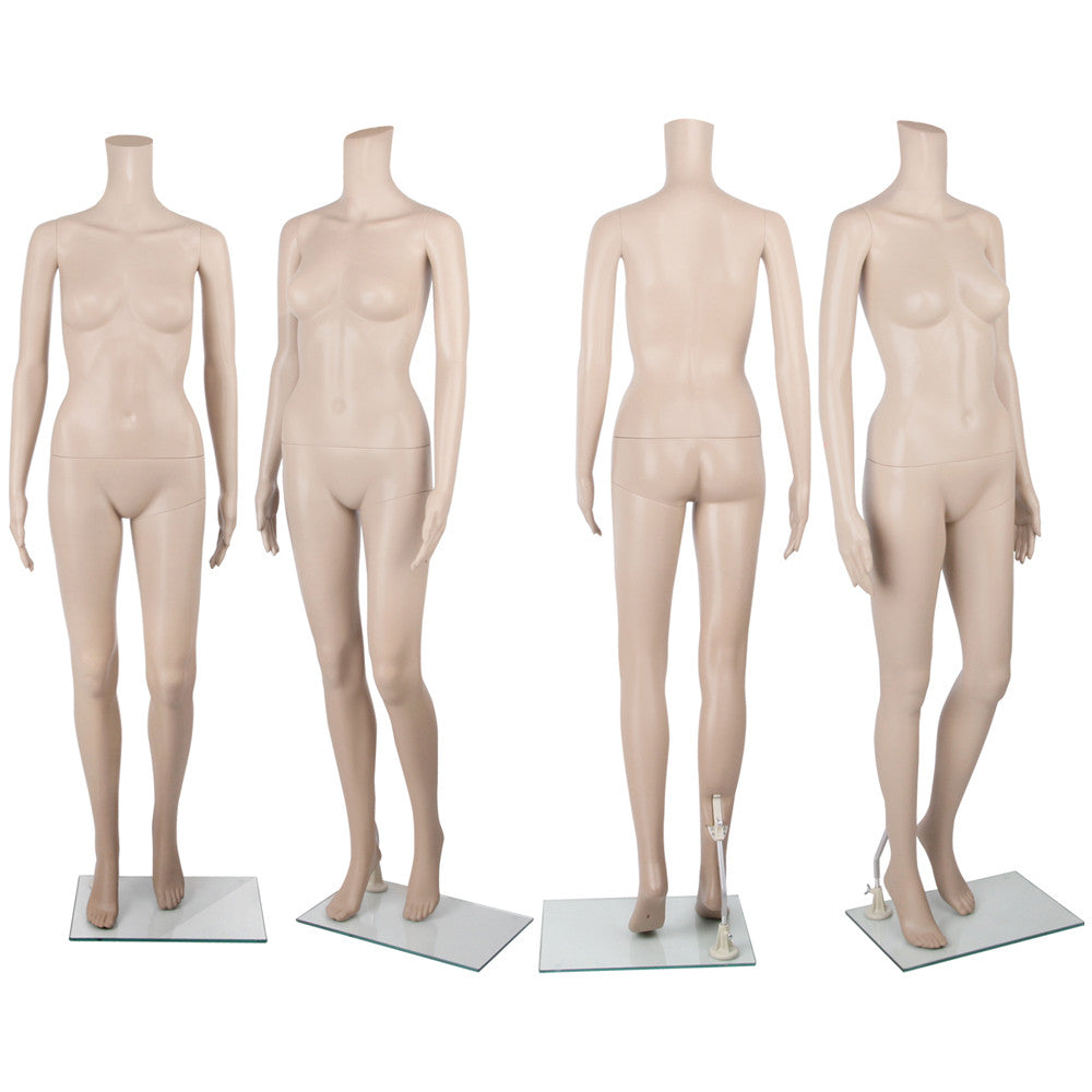 Headless Full Body Female Mannequin Cloth Display Tailor Dressmaker Skin Tone 175cm