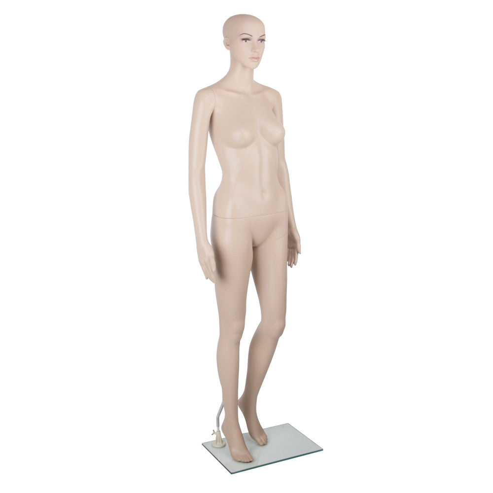 Full Body Female Mannequin Cloth Display Tailor Dressmaker Skin Tone 175cm