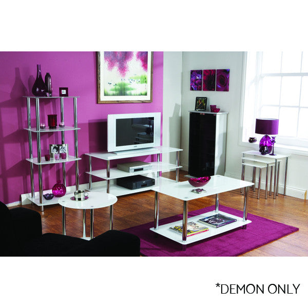 Amore 5 Tier Shelf Unit White