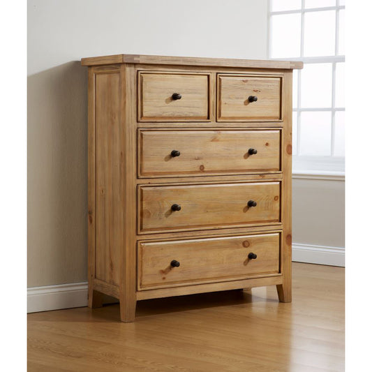 Tuscany 2 Over 3 Drawer Chest in Pine