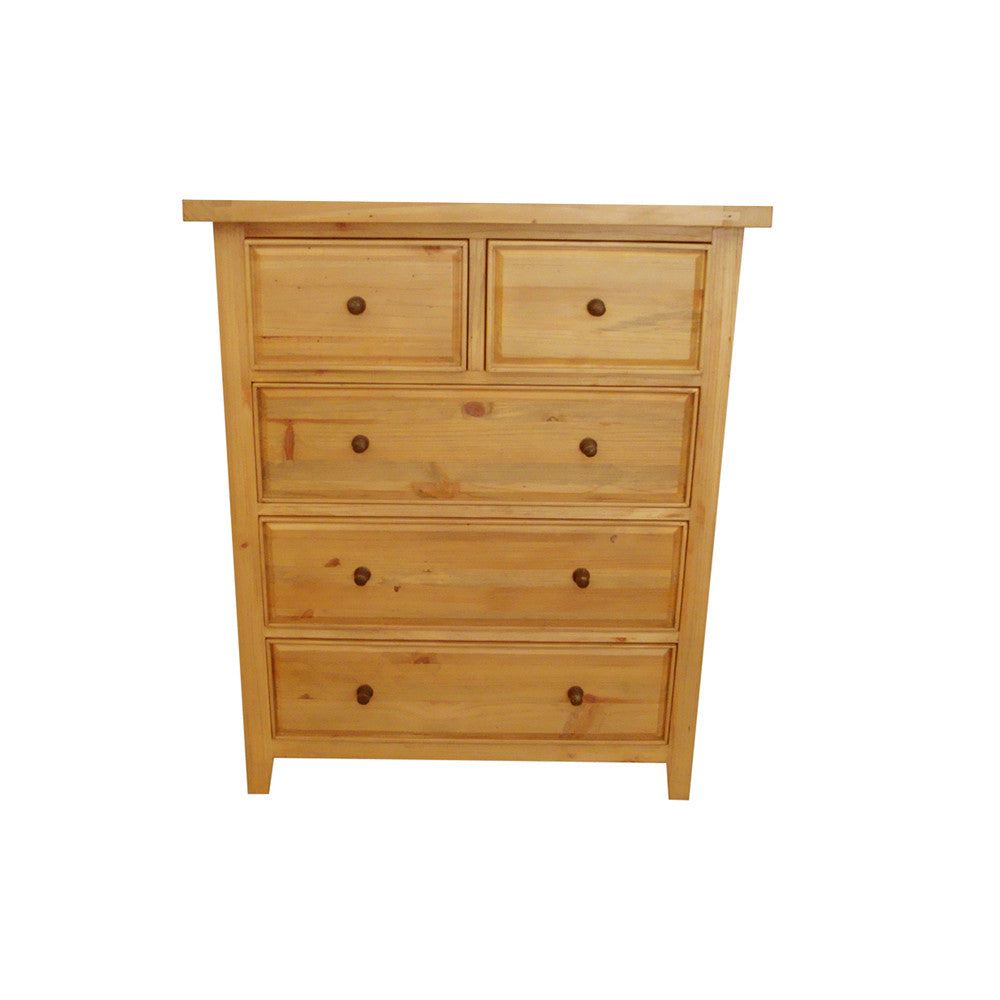 Tuscany 2 Over 3 Drawer Chest in Pine