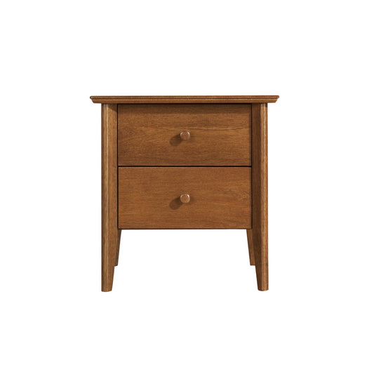 Fiona 2 Drawer Bedside in Walnut