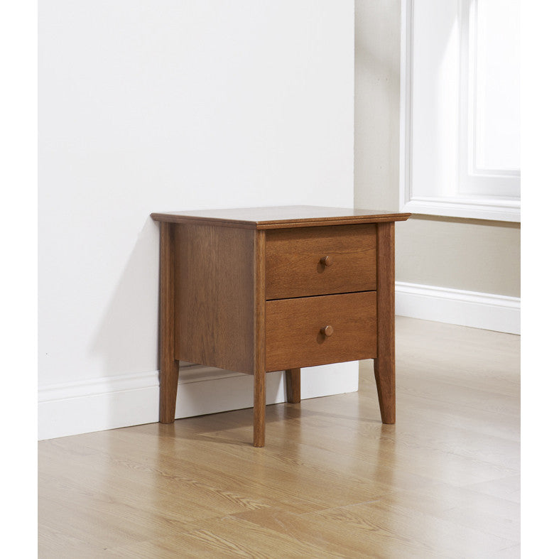 Fiona 2 Drawer Bedside in Walnut