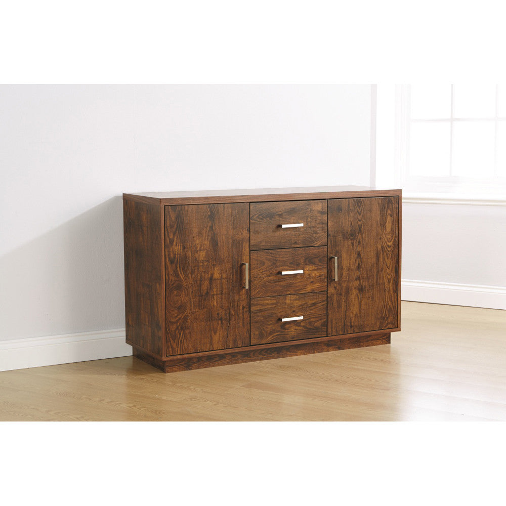 Bali 2 Door 3 Drawer Sideboard in Mango-effect Finish