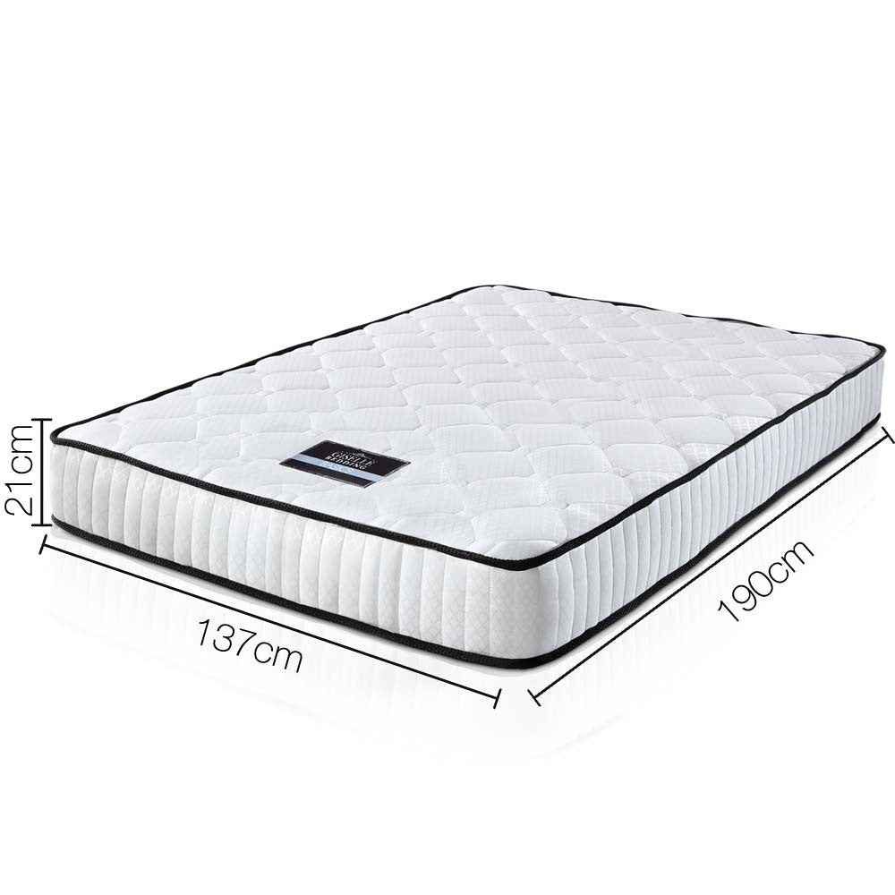 High Density Foam Pocket Spring Mattress 21cm Double