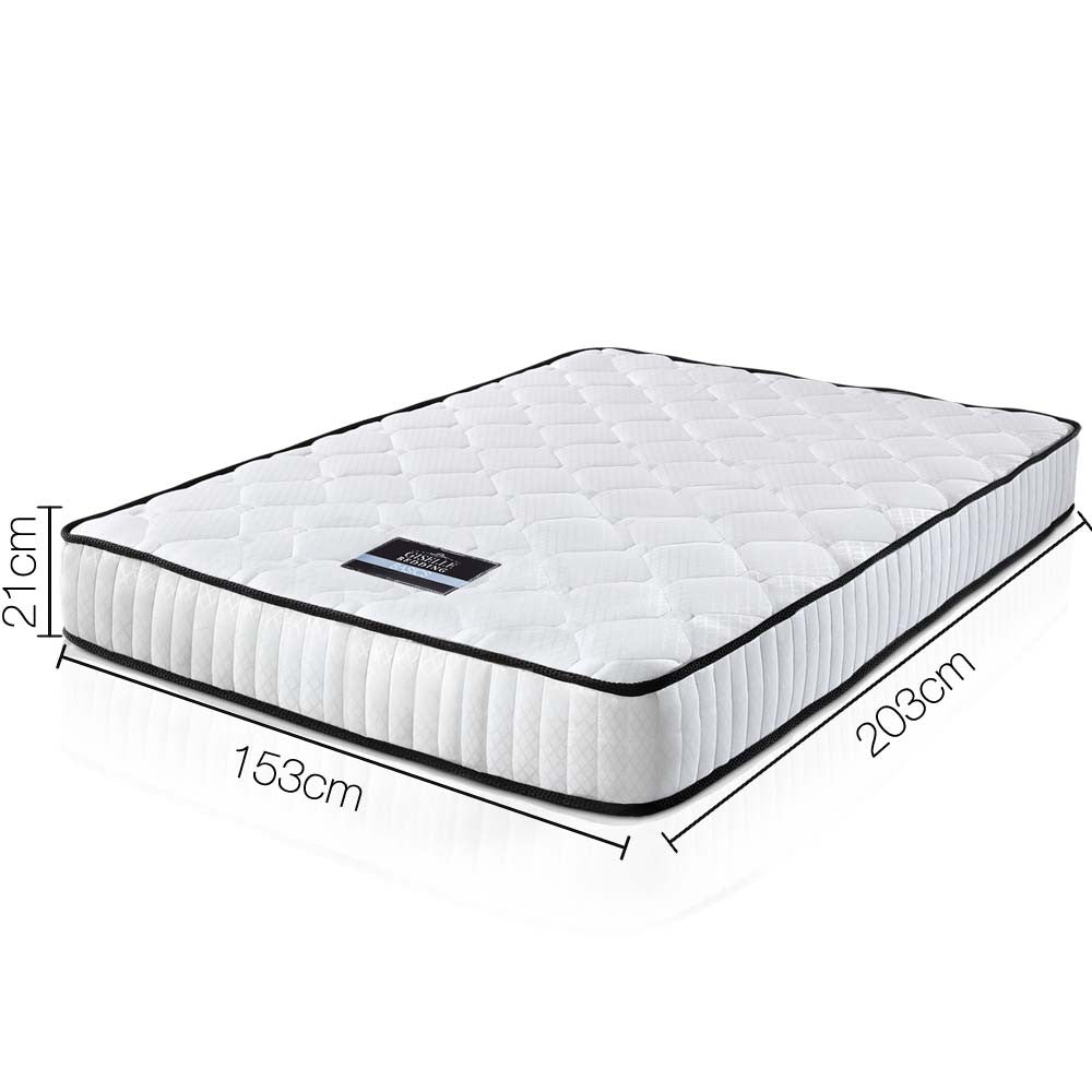 High Density Foam Pocket Spring Mattress 21cm Queen